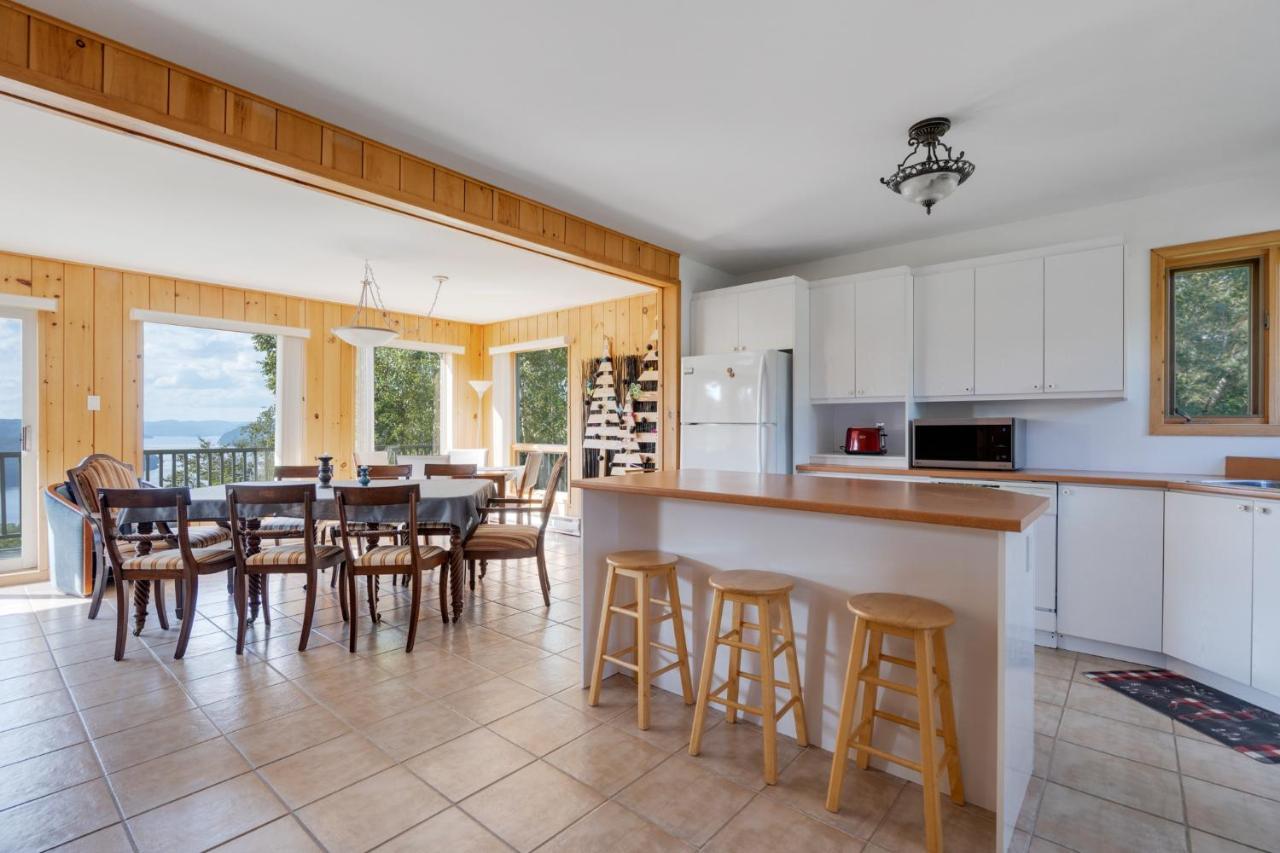 Montfjord - Chalets, Spa Et Vue - Chantafjord #2 Sacre-Coeur エクステリア 写真